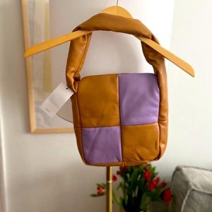 Quilted square bag new with tag